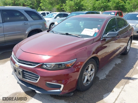2016 Chevrolet Malibu LS with VIN 1G1ZB5ST9GF253095, listed as a IAAI auction lot 41992542 with 121,749 mi miles. Bid and sale history available at carsss.com. Image 17.