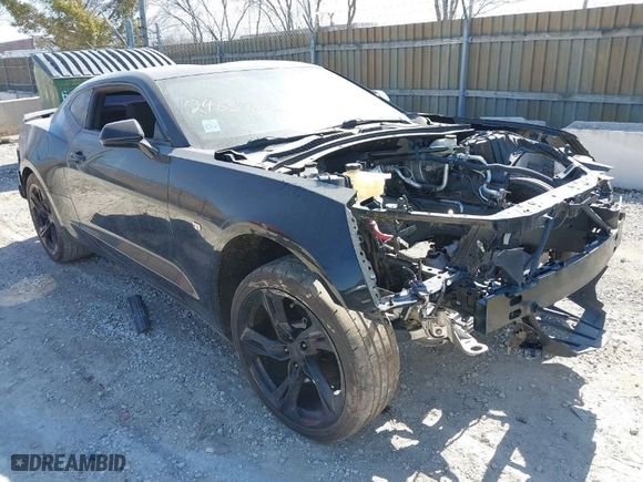 2020 Chevrolet Camaro 1SS with VIN 1G1FF1R73L0110083, listed as a IAAI auction lot 41752871 with 1 mi miles. Bid and sale history available at carsss.com. Image 1.