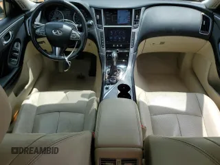 2015 Infiniti Q50 Premium with VIN JN1BV7AR1FM412660, listed as a Copart auction lot 61007025 with 111,021 mi miles and Salvage title. Bid and sale history available at DreamBid. Image 8.