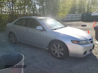 2004 Acura TSX w/Navigation with VIN JH4CL96964C042030, listed as a Copart auction lot 53774615 with 257,635 mi miles and Salvage title. Bid and sale history available at DreamBid. Image 4.