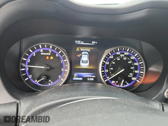 2014 Infiniti Q50 Premium with VIN JN1BV7AP4EM671611, listed as a Copart auction lot 63698505 with 134,904 mi miles and Salvage title. Bid and sale history available at DreamBid. Image 9.