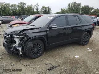 2022 Chevrolet Traverse RS with VIN 1GNEVJKW9NJ132407, listed as a Copart auction lot 72622014 with 89,314 mi miles and Salvage Title. Bid and sale history available at carsss.com. Image 1.