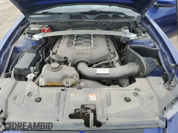 2014 Ford Mustang GT with VIN 1ZVBP8FF7E5208818, listed as a Copart auction lot 53796235 with 65,058 mi miles and Salvage title. Bid and sale history available at DreamBid. Image 11.