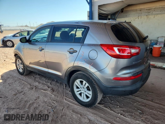 2011 Kia Sportage LX with VIN KNDPBCA22B7017760, listed as a Copart auction lot 60570025 with 118,617 mi miles and Salvage title. Bid and sale history available at DreamBid. Image 2.