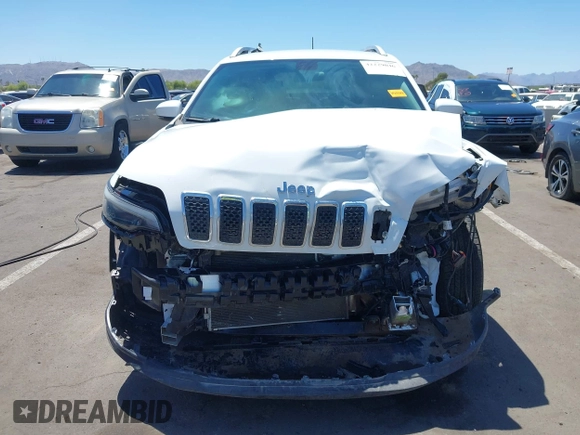 2019 Jeep Cherokee Latitude Plus z VIN 1C4PJLLB6KD420089, wystawiony jako IAAI lot #42229046 z przebiegiem 45 437 mil mil oraz . Historia ofert i sprzedaży dostępna na DreamBid. Obrazek 6.