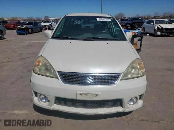 2005 Suzuki Aerio SX with VIN JS2RC61H855300682, listed as a Copart auction lot 49567765 with 151,264 mi miles and Clean Title. Bid and sale history available at DreamBid. Image 5.