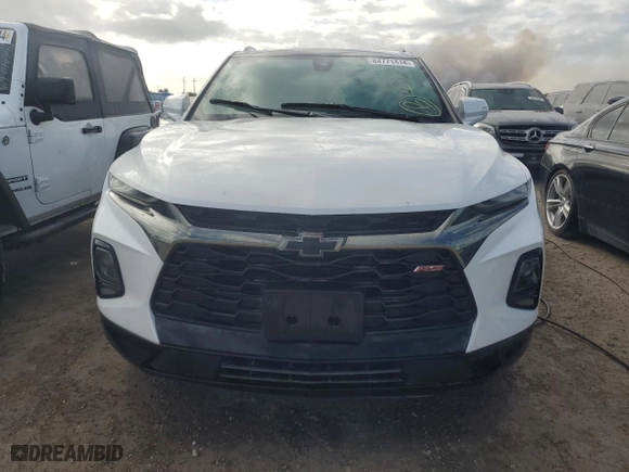 2022 Chevrolet Blazer RS with VIN 3GNKBKRS4NS163681, listed as a Copart auction lot 84771414 with 0 mi miles and Non Repairable. Bid and sale history available at carsss.com. Image 5.