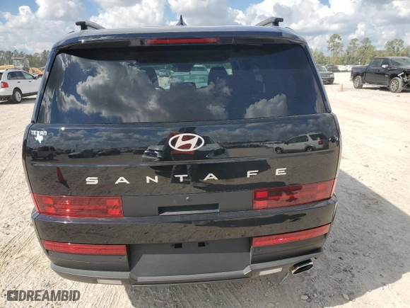 2024 Hyundai Santa Fe SEL with VIN 5NMP24GL5RH002131, listed as a Copart auction lot 77816134 with 7,753 mi miles and Salvage Title. Bid and sale history available at carsss.com. Image 6.