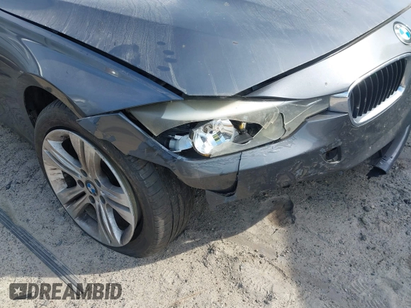 2015 BMW 3 Series 328i with VIN WBA3A5G55FNS90446, listed as a IAAI auction lot 41828658 with 124,867 mi miles. Bid and sale history available at carsss.com. Image 18.