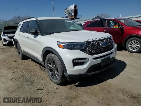 2021 Ford Explorer XLT with VIN 1FMSK8DH5MGA69048, listed as a Copart auction lot 47108515 with 41,417 mi miles and Salvage Title. Bid and sale history available at DreamBid. Image 12.