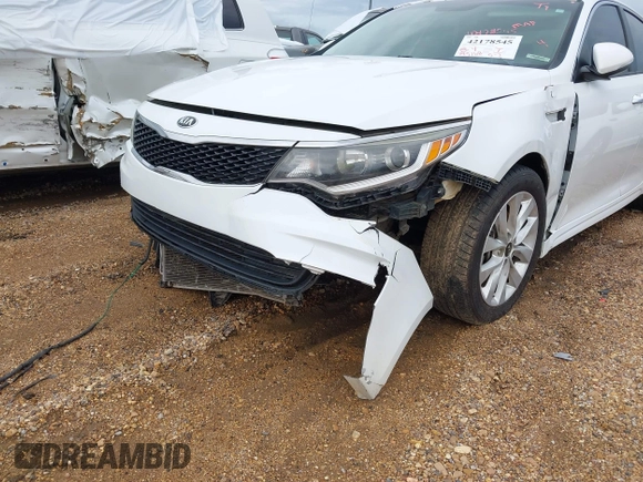 2018 Kia Optima S with VIN 5XXGT4L31JG252892, listed as a IAAI auction lot 42178545 with 195,168 mi miles and . Bid and sale history available at DreamBid. Image 6.