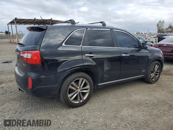 2015 Kia Sorento SX Limited with VIN 5XYKWDA78FG648568, listed as a Copart auction lot 53747055 with 167,146 mi miles and Clean Title. Bid and sale history available at carsss.com. Image 3.