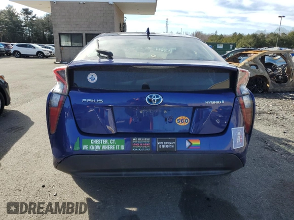 2016 Toyota Prius Two with VIN JTDKBRFU4G3531289, listed as a Copart auction lot 47444675 with 133,821 mi miles and Salvage Title. Bid and sale history available at DreamBid. Image 6.