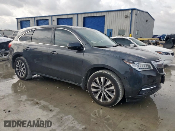 2015 Acura MDX Technology with VIN 5FRYD3H43FB011602, listed as a Copart auction lot 64267505 with 94,622 mi miles and Salvage title. Bid and sale history available at DreamBid. Image 4.