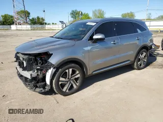 2023 Kia Sorento EX with VIN KNDRHDLG5P5206847, listed as a Copart auction lot 56690465 with 25,679 mi miles and Salvage title. Bid and sale history available at DreamBid. Image 1.