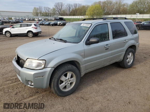 2005 Mercury Mariner Luxury with VIN 4M2YU57115DJ23819, listed as a Copart auction lot 54370265 with 215,657 mi miles and Clean title. Bid and sale history available at DreamBid. Image 1.