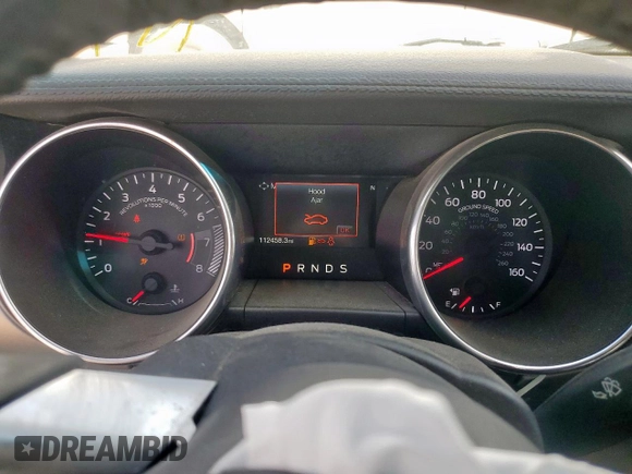 2019 Ford Mustang EcoBoost with VIN 1FATP8UH0K5104233, listed as a Copart auction lot 46181935 with 112,458 mi miles and Salvage Title. Bid and sale history available at carsss.com. Image 9.