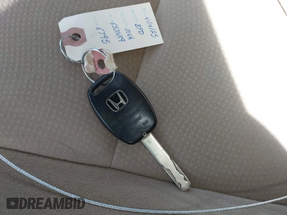 2008 Honda Accord EX with VIN JHMCP26718C076795, listed as a IAAI auction lot 42133856 with 128,438 mi miles and . Bid and sale history available at DreamBid. Image 11.