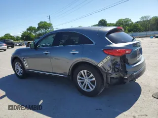 2016 Infiniti QX70 with VIN JN8CS1MU5GM670483, listed as a Copart auction lot 57710185 with 144,215 mi miles and Clean title. Bid and sale history available at DreamBid. Image 2.