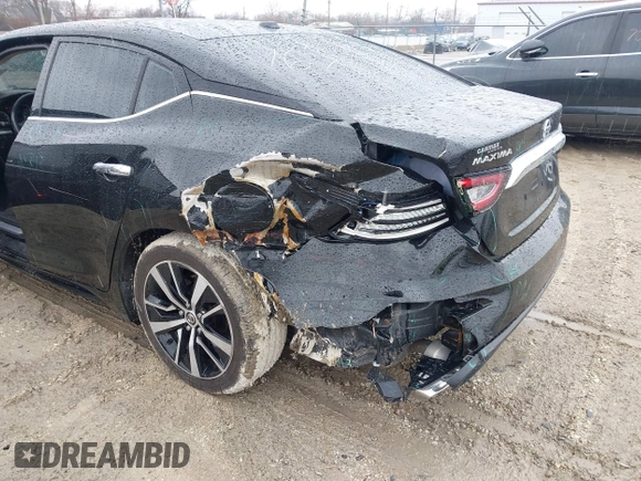 2021 Nissan Maxima SV with VIN 1N4AA6CV9MC513687, listed as a IAAI auction lot 41744440 with 67,386 mi miles and . Bid and sale history available at DreamBid. Image 6.