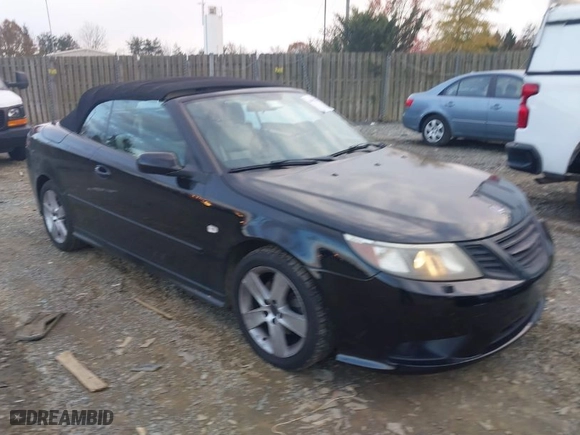 2008 Saab 9-3 with VIN YS3FB79Y186004971, listed as a IAAI auction lot 40938237 with 149,999 mi miles. Bid and sale history available at carsss.com. Image 1.