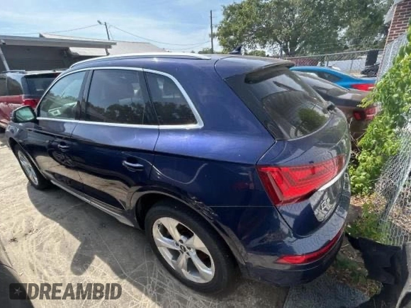 2021 Audi Q5 Premium Plus с VIN WA1BAAFY2M2128107, выставлен на аукционе Copart как лот 62093395 с пробегом Не указан миль и Списание • Salvage title. История ставок и продаж доступна на DreamBid. Изображение 3.