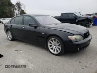2006 BMW 7 Series 750Li z VIN WBAHN83526DT29128, wystawiony jako Copart lot #83745544 z przebiegiem 155 589 mil mil oraz Szkoda całkowita • Salvage title. Historia ofert i sprzedaży dostępna na DreamBid. Obrazek 4.