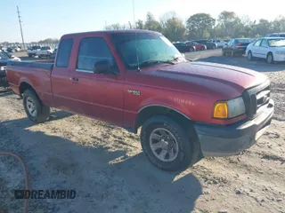 2005 Ford Ranger XL with VIN 1FTYR14U35PA95244, listed as a IAAI auction lot 41889757 with 215,817 mi miles. Bid and sale history available at carsss.com. Image 1.
