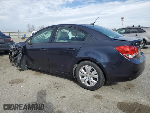 2014 Chevrolet Cruze LS with VIN 1G1PA5SG2E7245554, listed as a Copart auction lot 47230925 with 104,557 mi miles and Salvage Title. Bid and sale history available at carsss.com. Image 2.