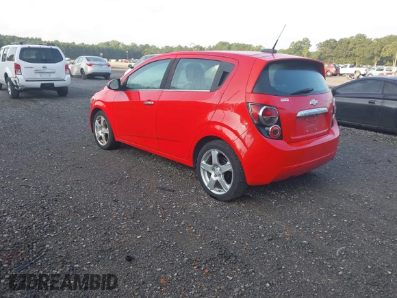 2015 Chevrolet Sonic LTZ with VIN 1G1JE6SB7F4102493, listed as a IAAI auction lot 42809511 with 110,689 mi miles and . Bid and sale history available at DreamBid. Image 3.