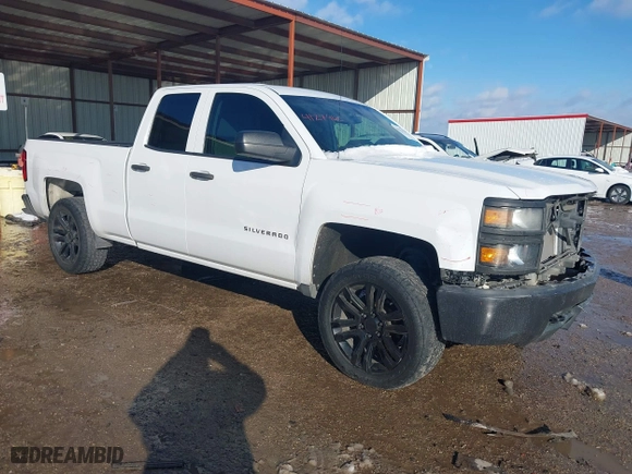 2015 Chevrolet Silverado 1500 LS with VIN 1GCVKPEC7FZ261769, listed as a IAAI auction lot 41279120 with 158,192 mi miles. Bid and sale history available at carsss.com. Image 1.