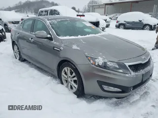 2013 Kia Optima EX with VIN 5XXGN4A70DG258168, listed as a IAAI auction lot 41209415 with 169,365 mi miles. Bid and sale history available at carsss.com. Image 1.