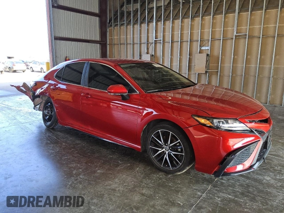 2023 Toyota Camry SE with VIN 4T1G11AK5PU126922, listed as a Copart auction lot 43338095 with 31,786 mi miles and Clean Title. Bid and sale history available at carsss.com. Image 4.