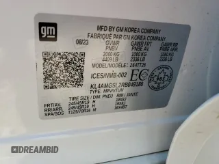 2024 Buick Encore GX Avenir с VIN KL4AMGSL2RB049186, выставлен на аукционе Copart как лот 62274094 с пробегом 11 181 миль миль и Списание • Salvage title. История ставок и продаж доступна на DreamBid. Изображение 14.