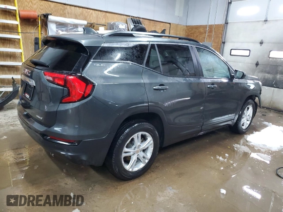 2021 GMC Terrain SLE with VIN 3GKALTEV1ML356410, listed as a Copart auction lot 45262545 with 48,847 mi miles and Salvage Title. Bid and sale history available at carsss.com. Image 3.
