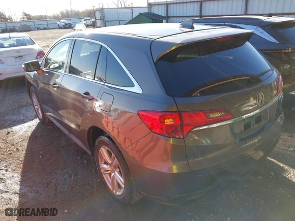 2013 Acura RDX Tech Pkg with VIN 5J8TB3H58DL004618, listed as a IAAI auction lot 41724793 with 166,930 mi miles. Bid and sale history available at carsss.com. Image 3.