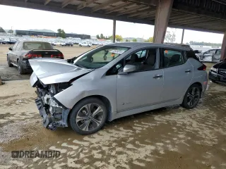 2018 Nissan LEAF SL with VIN 1N4AZ1CPXJC309389, listed as a Copart auction lot 43636015 with 76,070 mi miles and Clean Title. Bid and sale history available at DreamBid. Image 1.
