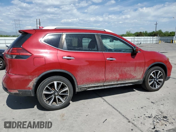 2017 Nissan Rogue SV with VIN 5N1AT2MV0HC762456, listed as a Copart auction lot 57492675 with 81,267 mi miles and Salvage title. Bid and sale history available at DreamBid. Image 3.