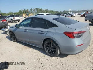 2022 Honda Civic Sport with VIN 2HGFE2F58NH578894, listed as a Copart auction lot 52392505 with 38,221 mi miles and Salvage Title. Bid and sale history available at carsss.com. Image 2.