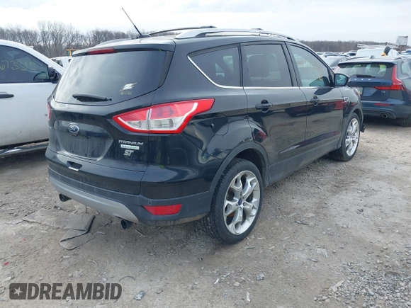 2013 Ford Escape Titanium with VIN 1FMCU0J90DUC45468, listed as a IAAI auction lot 41705080 with 198,440 mi miles. Bid and sale history available at carsss.com. Image 4.