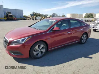 2016 Hyundai Sonata Hybrid Limited with VIN KMHE34L11GA009587, listed as a Copart auction lot 48520245 with 78,609 mi miles and Salvage Title. Bid and sale history available at carsss.com. Image 1.