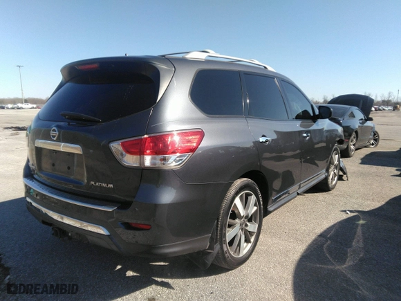 2013 Nissan Pathfinder SL with VIN 5N1AR2MN1DC646224, listed as a IAAI auction lot 41615804 with 102,072 mi miles. Bid and sale history available at carsss.com. Image 4.