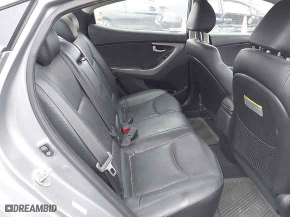 2014 Hyundai Elantra SE with VIN KMHDH4AE7EU159265, listed as a IAAI auction lot 42026041 with 196,616 mi miles. Bid and sale history available at carsss.com. Image 8.