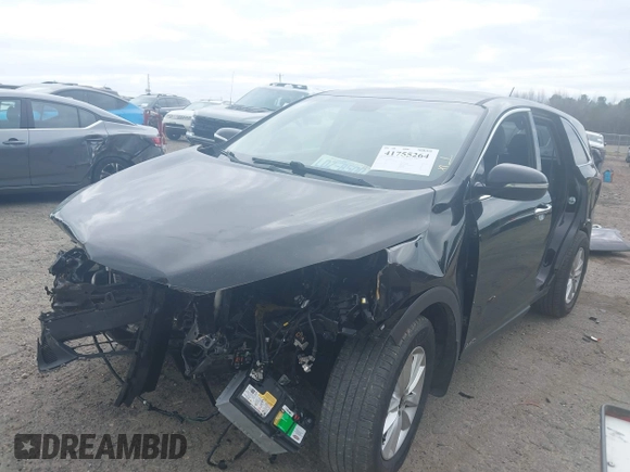 2019 Kia Sorento LX with VIN 5XYPGDA32KG501382, listed as a IAAI auction lot 41755264 with 1 mi miles. Bid and sale history available at carsss.com. Image 18.