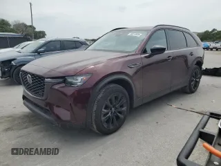 2025 Mazda CX-90 Premium Sport z VIN JM3KKCHA1S1200293, wystawiony jako Copart lot #58313695 z przebiegiem 4 726 mil mil oraz Szkoda całkowita • Salvage title. Historia ofert i sprzedaży dostępna na DreamBid. Obrazek 1.