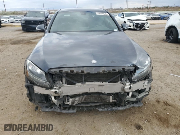 2015 Mercedes-Benz C 300 with VIN 55SWF4JB8FU086246, listed as a Copart auction lot 55706575 with Not Provided miles and Salvage Title. Bid and sale history available at DreamBid. Image 5.
