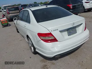 2010 Mercedes-Benz C-Class C 300 Sport with VIN WDDGF5EB1AR086684, listed as a IAAI auction lot 42064398 with 206,659 mi miles. Bid and sale history available at carsss.com. Image 3.