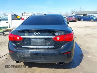 2016 Infiniti Q50 3.0t Premium with VIN JN1EV7AR0GM341921, listed as a IAAI auction lot 41983343 with 42,899 mi miles. Bid and sale history available at carsss.com. Image 16.