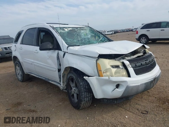 2005 Chevrolet Equinox LT with VIN 2CNDL63F556163202, listed as a IAAI auction lot 41579151 with 108,813 mi miles. Bid and sale history available at carsss.com. Image 1.