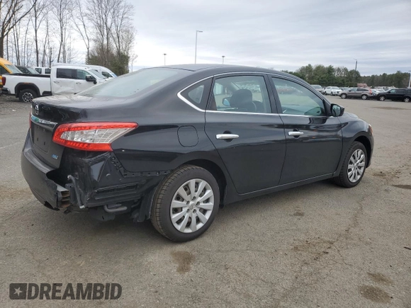 2014 Nissan Sentra S with VIN 3N1AB7AP6EY297732, listed as a Copart auction lot 53456325 with 105,915 mi miles and Salvage Title. Bid and sale history available at DreamBid. Image 3.
